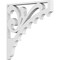 Ekena Millwork Genova Architectural Grade PVC Bracket, 5/8"W X 8"D X 8"H BKTP01X08X08GE - alternate 1